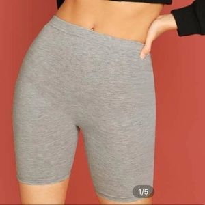 High waist biker shorts